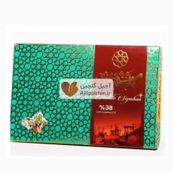 گز ۳۸ درصد آردی پسته و بادام سپاهان