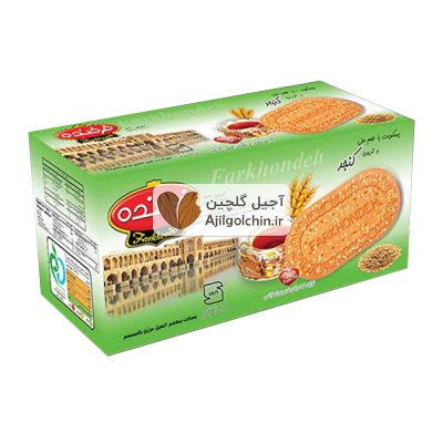 بيسکوئيت فرخنده با طعم هل و کنجد