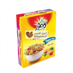 آبنبات شش میوه بدون قند کامور