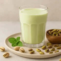 شیر پسته زعفرانی