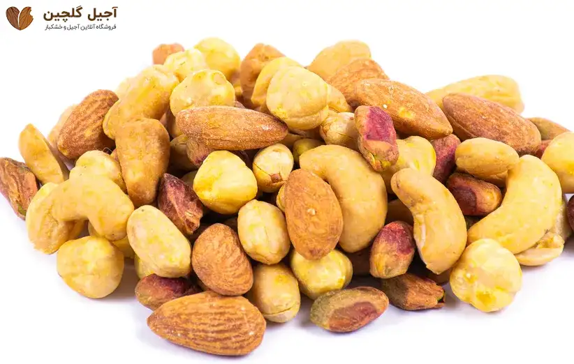 طرز بو دادن آجیل خام