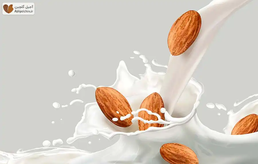 طرز تهیه شیر بادام