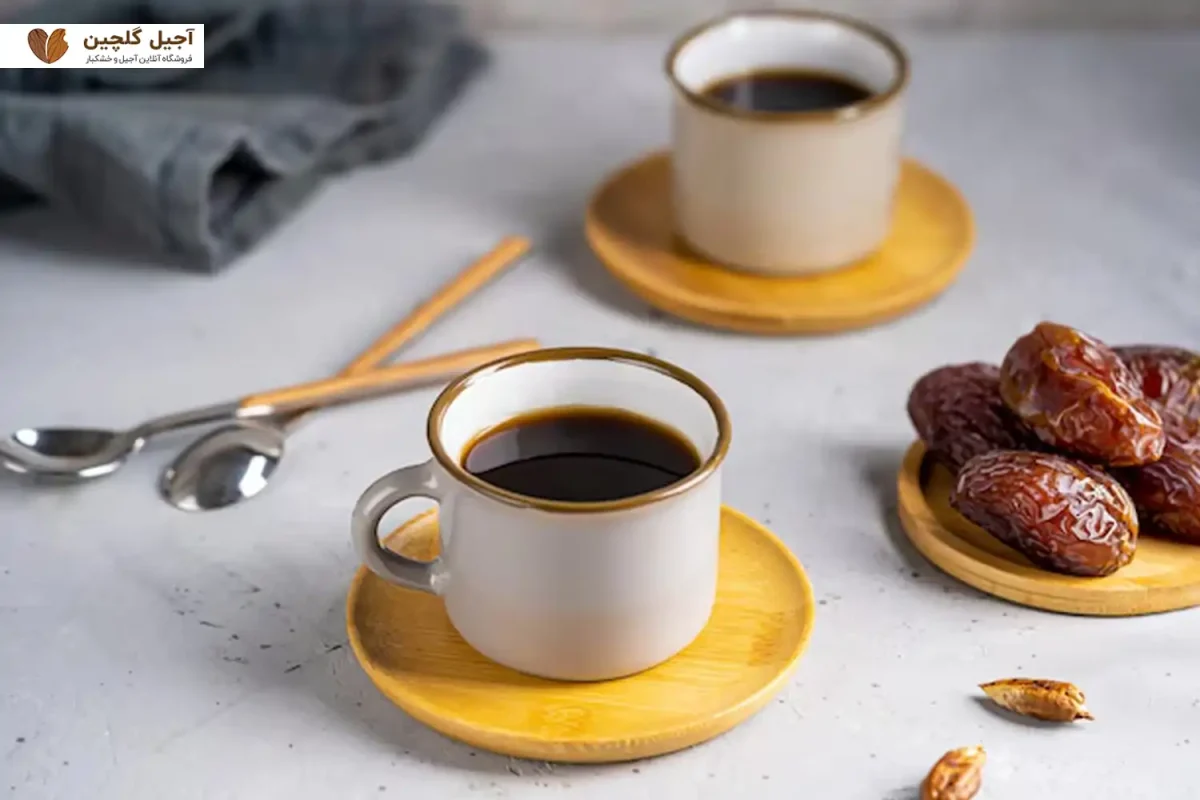 طرز تهیه قهوه خرما روی گاز